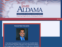 Tablet Screenshot of jamiealdama.com